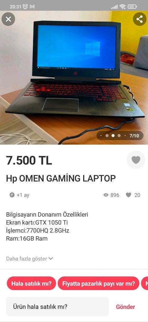 HP vs Acer GTX 1050 Ti laptop | Technopat Sosyal