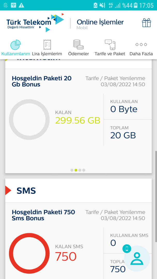 Türk Telekom hattında 300 GB internet paketi görünüyor