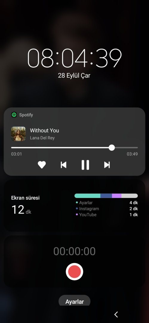 Samsung A20 Spotify kilit ekranındaki Widget gitti | Technopat Sosyal