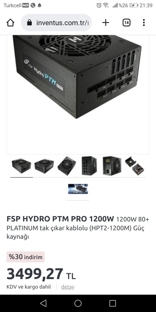 FSP Hydro PTM Pro 1200W 3499 TL'ye alınır mı? | Technopat Sosyal