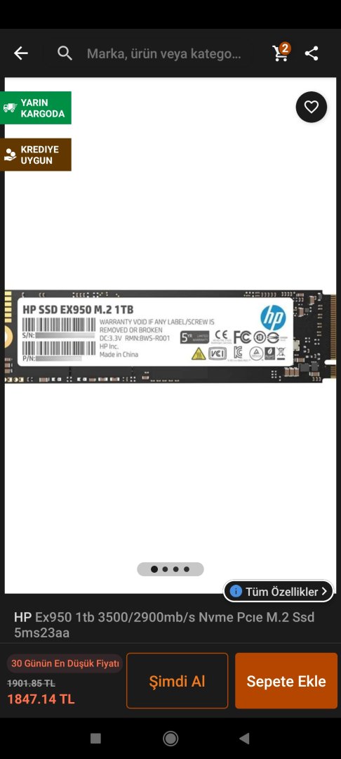 HP EX950 SSD ile B450M K II uyumlu mu? | Technopat Sosyal