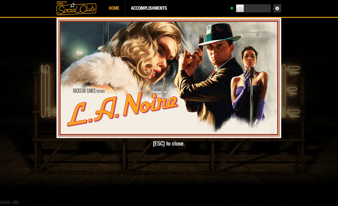 L.A. Noire Social Club Kısmını Geçemiyorum