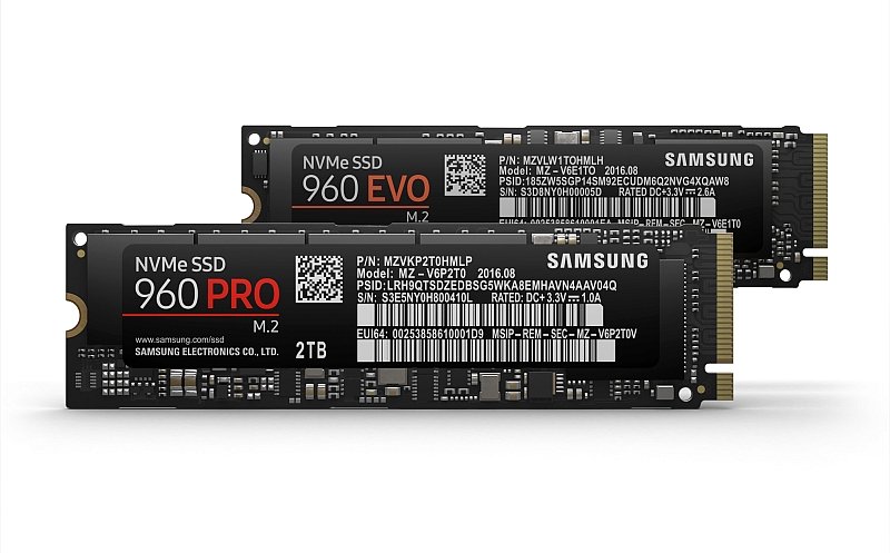 Samsung, 960 PRO Ve 960 EVO SSD'leri Tanıttı - Technopat