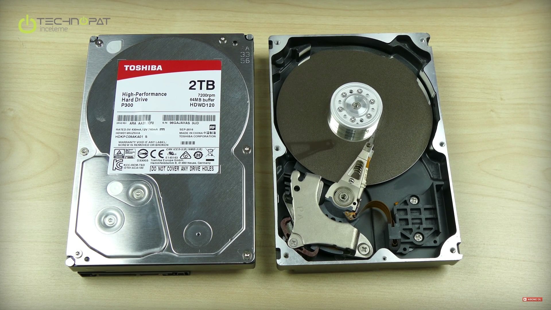 Toshiba P300 Sabit Disk İncelemesi - Technopat