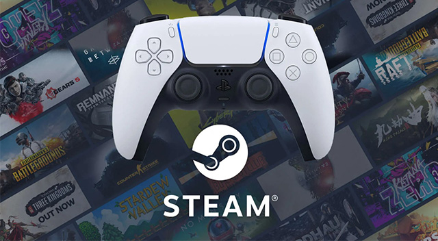 Steam PS5 DualSense Kontrolcüsü desteği