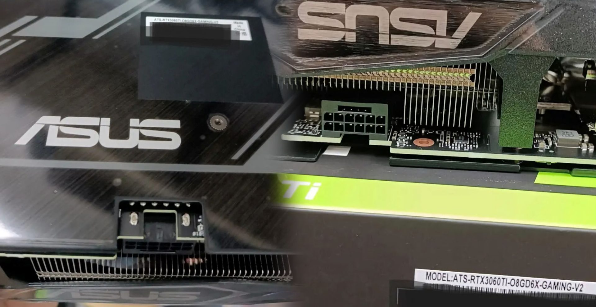 ASUS, 12VHPWR Konnektörlü GeForce RTX 3060 Ti ATS/Megalodon Serisini Piyasaya Sürdü